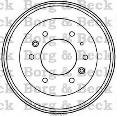 BORG & BECK BBR7230 Гальмівний барабан