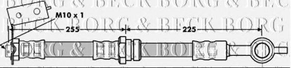 BORG & BECK BBH7059 Гальмівний шланг