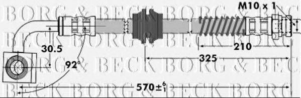 BORG & BECK BBH7069 Гальмівний шланг