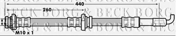 BORG & BECK BBH7081 Гальмівний шланг