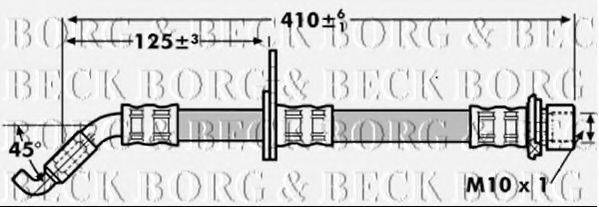 BORG & BECK BBH7257 Гальмівний шланг