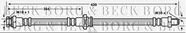 BORG & BECK BBH7365 Гальмівний шланг