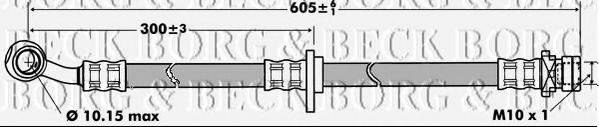 BORG & BECK BBH7440 Гальмівний шланг