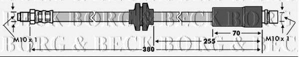 BORG & BECK BBH7567 Гальмівний шланг