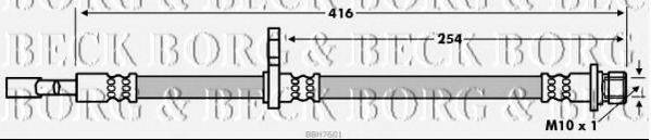 BORG & BECK BBH7601 Гальмівний шланг