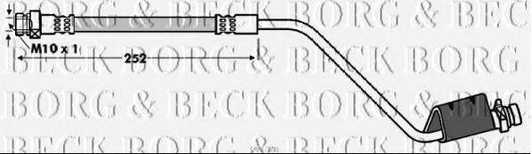 BORG & BECK BBH7631 Гальмівний шланг