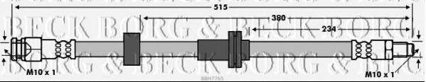 BORG & BECK BBH7765 Гальмівний шланг