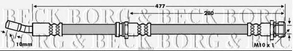 BORG & BECK BBH7803 Гальмівний шланг