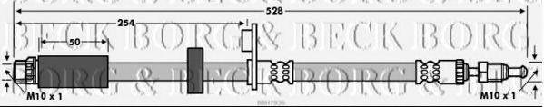 BORG & BECK BBH7836 Гальмівний шланг