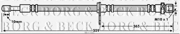 BORG & BECK BBH7861 Гальмівний шланг