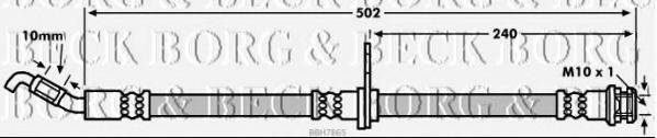 BORG & BECK BBH7865 Гальмівний шланг