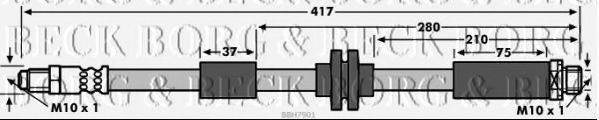 BORG & BECK BBH7901 Гальмівний шланг