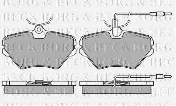 BORG & BECK BBD5338 гальмівний диск