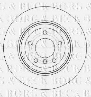 BORG & BECK BBD5339 гальмівний диск