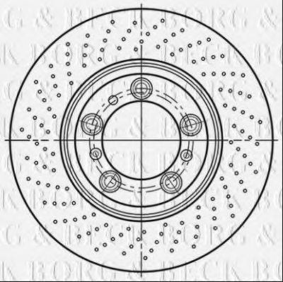 BORG & BECK BBD6063S гальмівний диск
