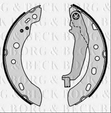 BORG & BECK BBS6458 Комплект гальмівних колодок