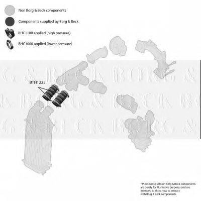 BORG & BECK BTH1225 Трубка повітря, що нагнітається