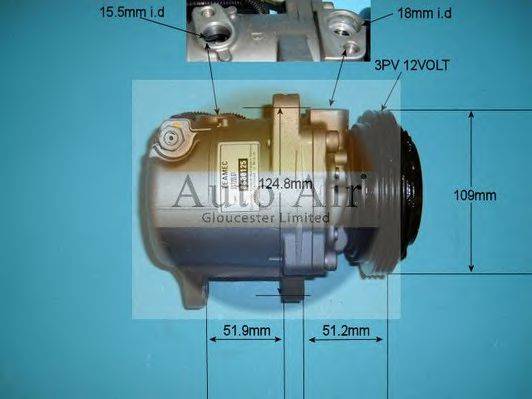 AUTO AIR GLOUCESTER 147002R Компресор, кондиціонер