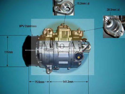 AUTO AIR GLOUCESTER 140051 Компресор, кондиціонер