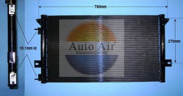 AUTO AIR GLOUCESTER 169745 Конденсатор, кондиціонер