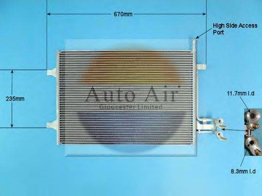 AUTO AIR GLOUCESTER 161319 Конденсатор, кондиціонер