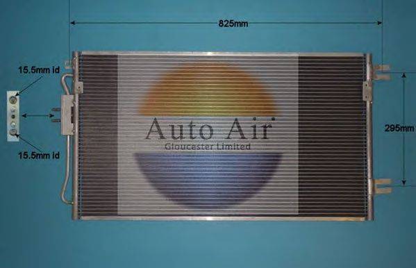 AUTO AIR GLOUCESTER 161999A Конденсатор, кондиціонер