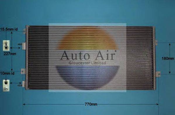 AUTO AIR GLOUCESTER 169643 Конденсатор, кондиціонер