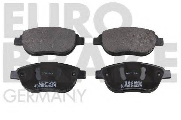 EUROBRAKE 5502223740 Комплект гальмівних колодок, дискове гальмо