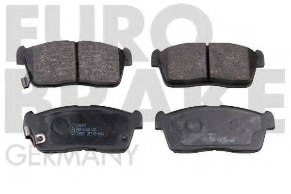 EUROBRAKE 5502225213 Комплект гальмівних колодок, дискове гальмо