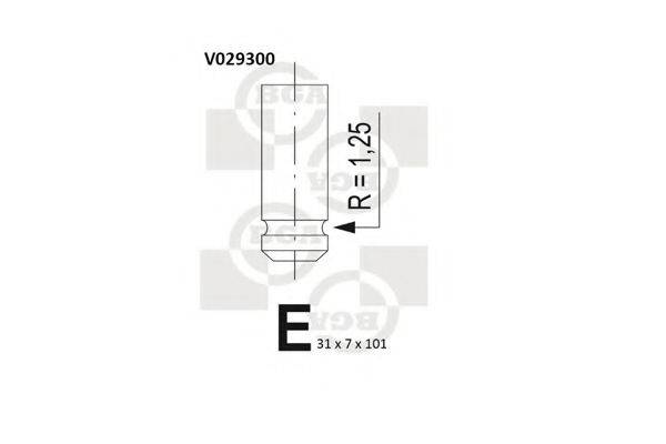 BGA V029300 Випускний клапан