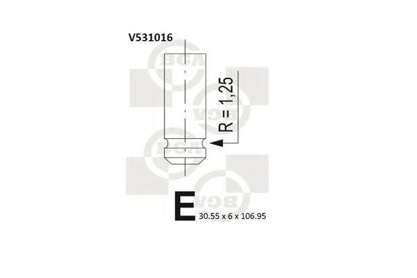 BGA V531016 Випускний клапан