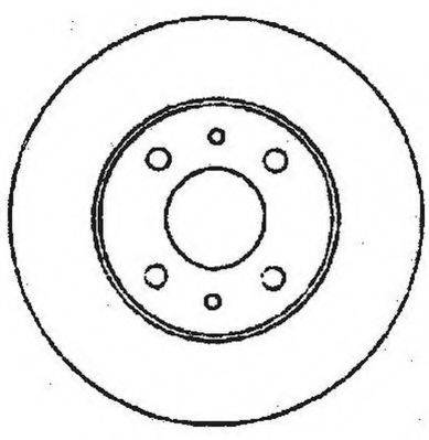 JURID 561387JC гальмівний диск