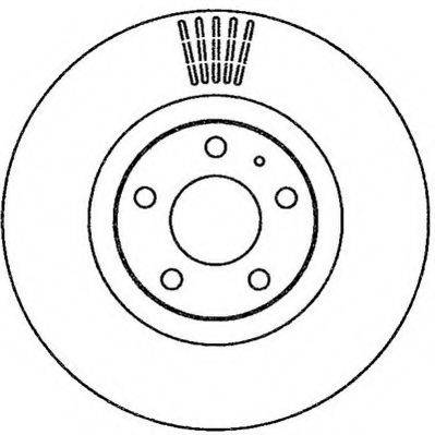 JURID 562265JC гальмівний диск
