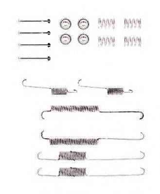JURID 771082J Комплектуючі, гальмівна колодка