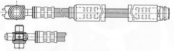 JURID 172582J Гальмівний шланг