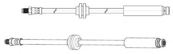 JURID 173250J Гальмівний шланг