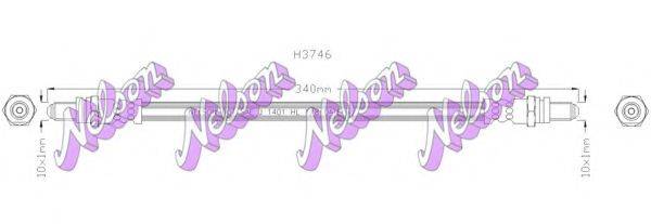 BROVEX-NELSON H3746 Гальмівний шланг
