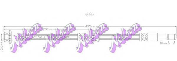 BROVEX-NELSON H4284 Гальмівний шланг
