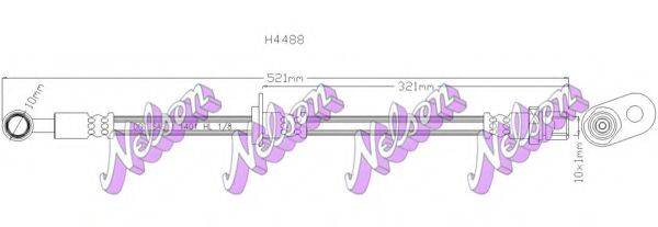BROVEX-NELSON H4488 Гальмівний шланг