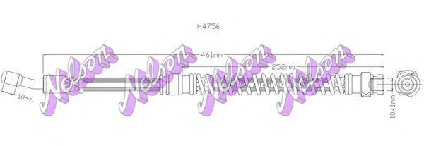 BROVEX-NELSON H4756 Гальмівний шланг