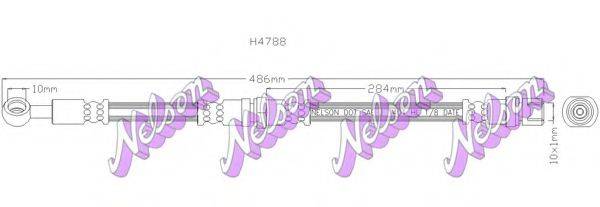 BROVEX-NELSON H4788 Гальмівний шланг