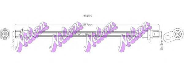 BROVEX-NELSON H5159 Гальмівний шланг