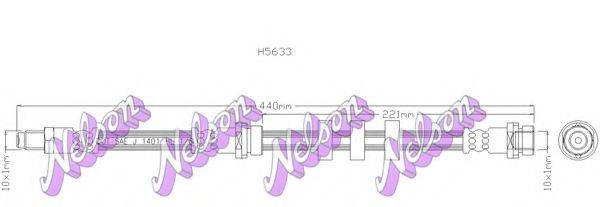 BROVEX-NELSON H5633 Гальмівний шланг