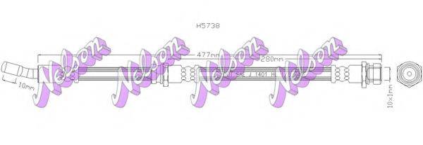 BROVEX-NELSON H5738 Гальмівний шланг