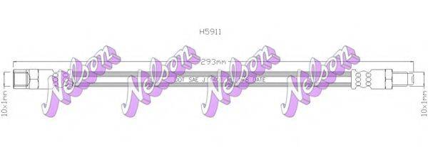 BROVEX-NELSON H5911 Гальмівний шланг