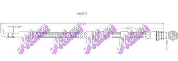 BROVEX-NELSON H6083 Гальмівний шланг