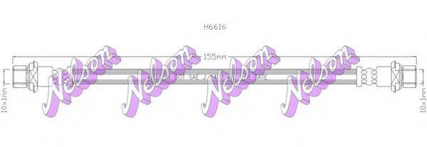 BROVEX-NELSON H6616 Гальмівний шланг