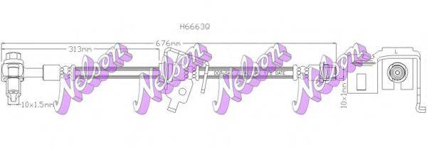 BROVEX-NELSON H6663Q Гальмівний шланг
