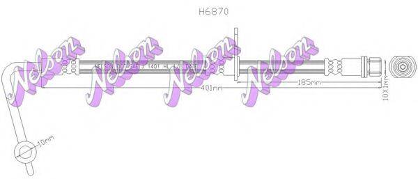 BROVEX-NELSON H6870 Гальмівний шланг