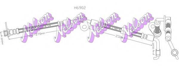 BROVEX-NELSON H6902 Гальмівний шланг
